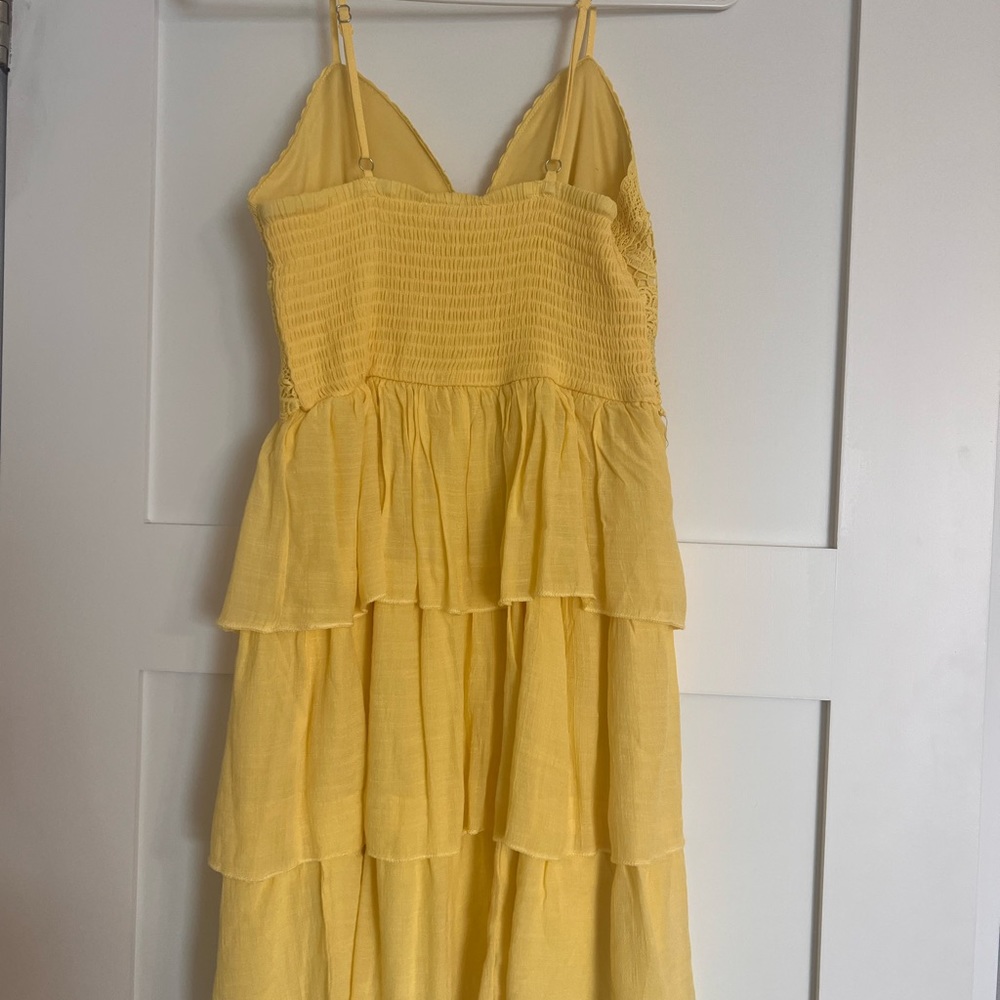 Yellow summer cute dress - Picture 4 of 6